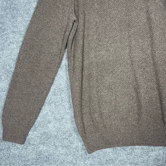 NWT Joseph Abboud Mens 2XLT Mock Neck Henley Sweater Wool Blend Button Pullover - Picture 6 of 8